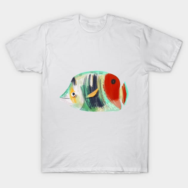 Butterfly Fish T-Shirt by tarynosaurus